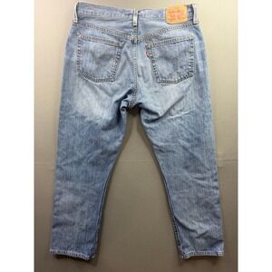 Levi's 501 Jeans Women Blue Straight‎ Leg Button Fly 32x26